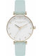 Olivia Burton Дамски Часовник 30mm Кварцов Със Синя Кожена Каишка