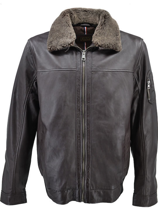 Leather Jacket Brown