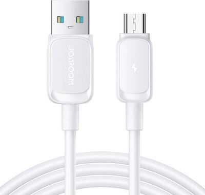 Joyroom S-AM018A14 Regular USB 2.0 to micro USB Cable Λευκό 2m (053849)