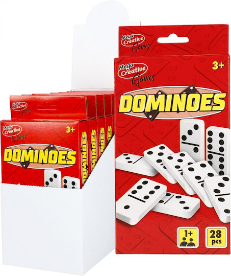 Board Game Ντόμινο for 1+ Players 3+ Years Old (RO) Mega Creative
