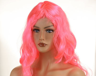 Carnival Wig Curly Pink