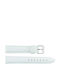 New Era Leather Strap White 24mm