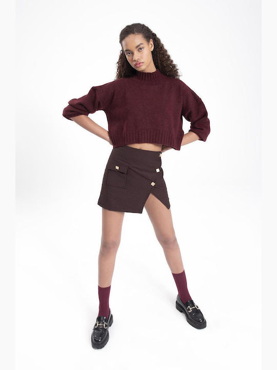 BSL Skirt in Brown color