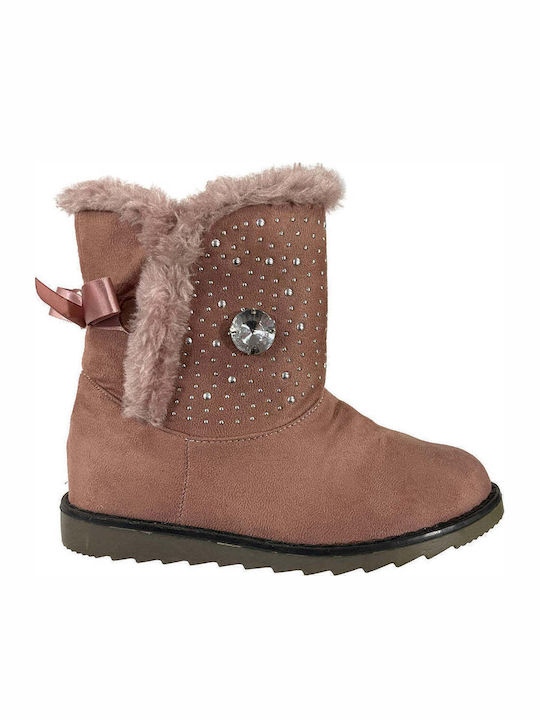 Ustyle Suede Kinderstiefeletten mit Reißverschl...