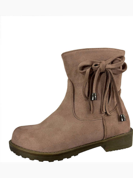 Ustyle Suede Kinderstiefeletten mit Reißverschl...