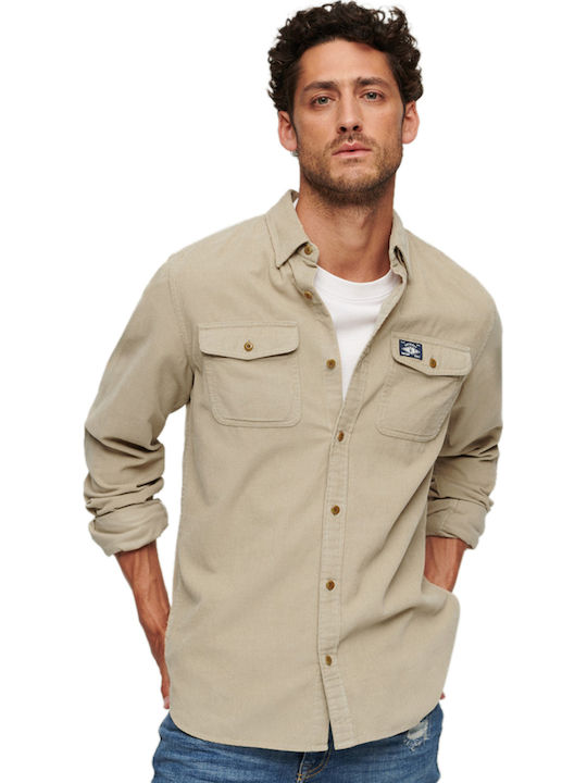Superdry Ovin Trailsman Μακρυμάνικο Κοτλέ Πουκά...