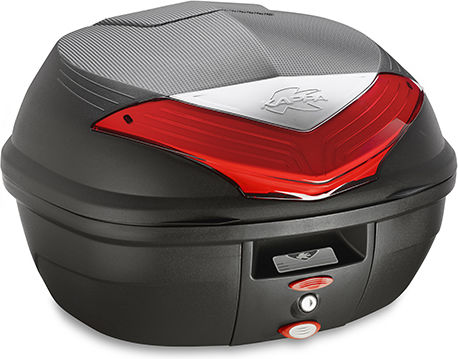 Kappa Moto K355 Monolock Μπαγκαζιέρα Μοτοσυκλέτας 35lt Μαύρη