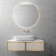 Orabella Waschtisch ohne Waschbecken L100xB45xH25cm White
