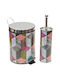 Sidi Home Plast Inox Σετ Πιγκάλ και Καλαθάκι Μπάνιου 8lt Πολύχρωμο