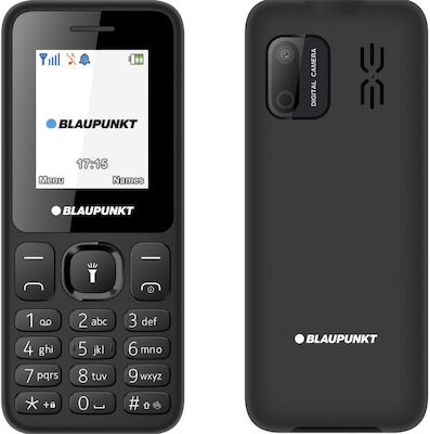 Blaupunkt Feature V18 Dual SIM Mobile Phone with Buttons Black