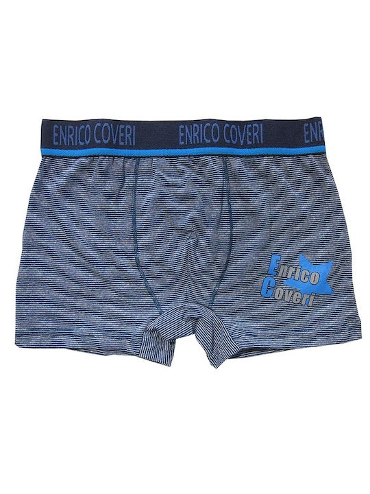 Enrico Coveri Kinder-Boxershorts Türkis