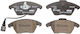 Brembo Σετ Τακάκια Εμπρός για Audi A1 Renault Rapid Seat Altea Skoda Fabia Volkswagen Beetle