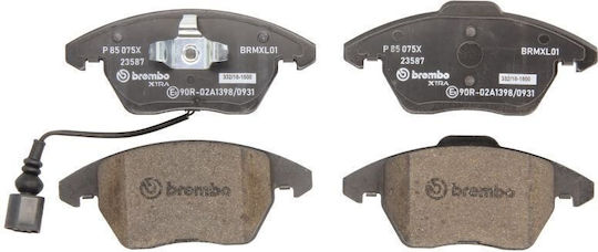 Brembo Σετ Τακάκια Εμπρός για Audi A1 Renault Rapid Seat Altea Skoda Fabia Volkswagen Beetle