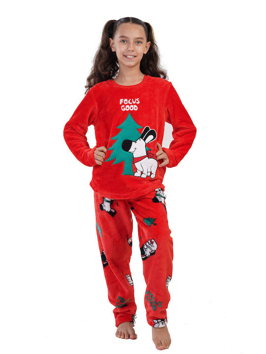 Vienetta Secret Kids Pajamas Red