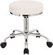 Salon Stools Wheeled Stool White 5420174
