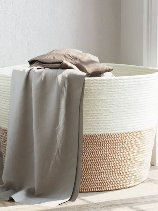 vidaXL Collapsible Laundry Basket 60x60x36cm Brown