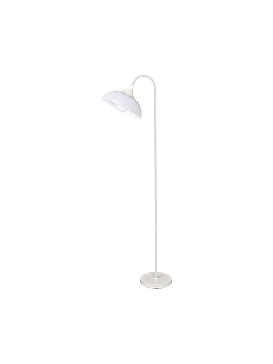 Perenz B Stehlampe H180xB40cm. mit Fassung für Lampe E27 Weiß