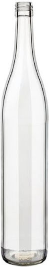 Stabplast Bottle Water Glass with Screw Cap Transparent 700ml
