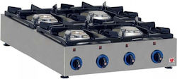 North Gas Επαγγελματική Εστία 30kW 63x70x16cm