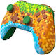 Dragonshock MINECRAFT2 Безжичен Геймпад За Switch Многоцветен