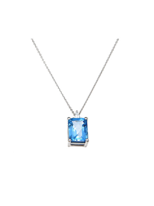 Daskalakis Necklace from White Gold 18k