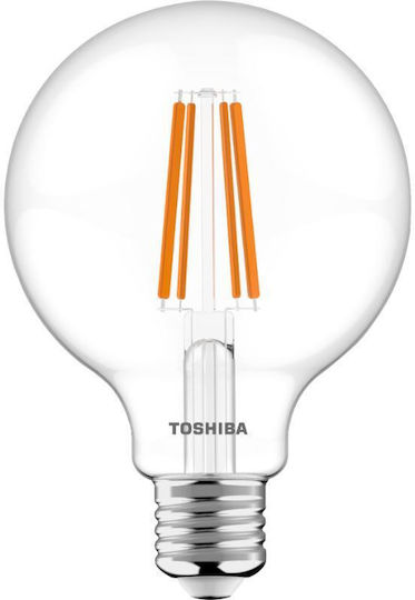 Toshiba LED крушка 8.5W за фасунга E27 и форма G95 Топло бяло
