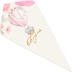 Fly Digital Cone Treat Bag with Hot Air Balloon Theme