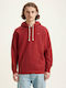 New Original Φούτερ με Κουκούλα Brick Red