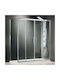 Devon Καμπίνα Ντουζιέρας με Συρόμενη Πόρτα 170x185x185cm Chrome