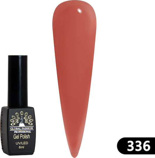 Global Fashion Elite Semi-Permanent Nail Polish 336 8ml 1pcs