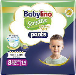 Babylino Cotton Soft Pants No. 8 για 20+kg 14τμχ Babylino Cotton Soft Pants No. 8 για 20+kg 14τμχ