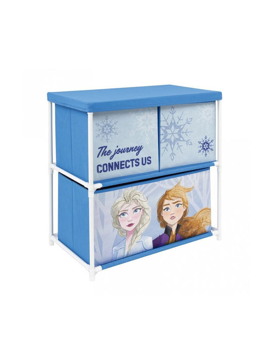 Arditex Cutie de Depozitare pentru Copii din Plastic Frozen Albastru 53x30x60cm 1buc