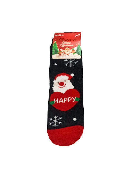 Join Γυναικείες Χριστουγεννιάτικες Κάλτσες ΜΑΥΡΟ 3Pack
