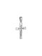 Daskalakis Women's White Gold Cross 14K