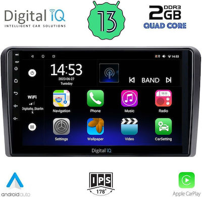 Digital IQ Car-Audiosystem für Nissan Micra 2010-2014 (Bluetooth/USB/AUX/WiFi/GPS/Apple-Carplay/Android-Auto) mit Touchscreen 10"