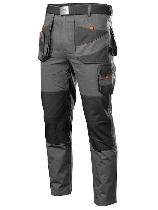 Neo Tools Pantaloni de Lucru Gri din Bumbac