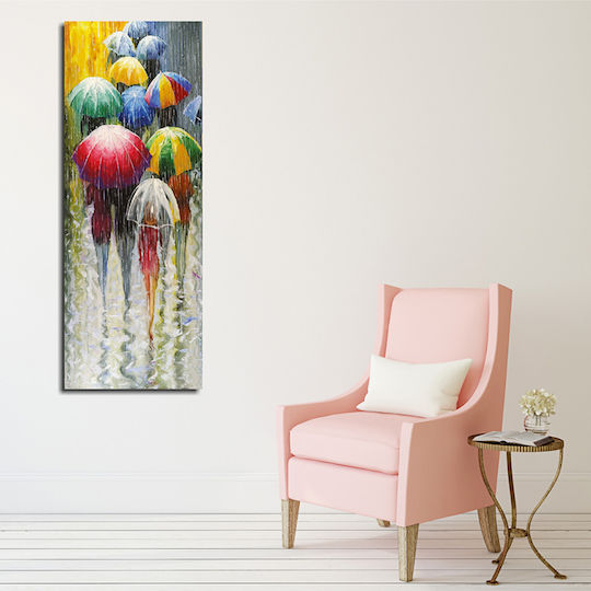 24Mall Painting on Canvas 30x80cm