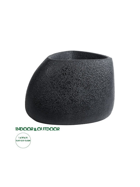 GloboStar Pot Black 60x55x43cm