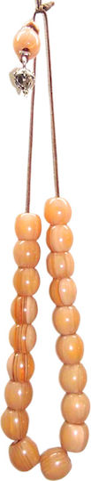 Sorgenperlen mit 19 Perlen Länge 1.5cm Beige