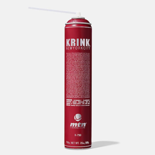 Krink Σπρέι Βαφής με Ματ Εφέ Κόκκινο Matt Red 750ml