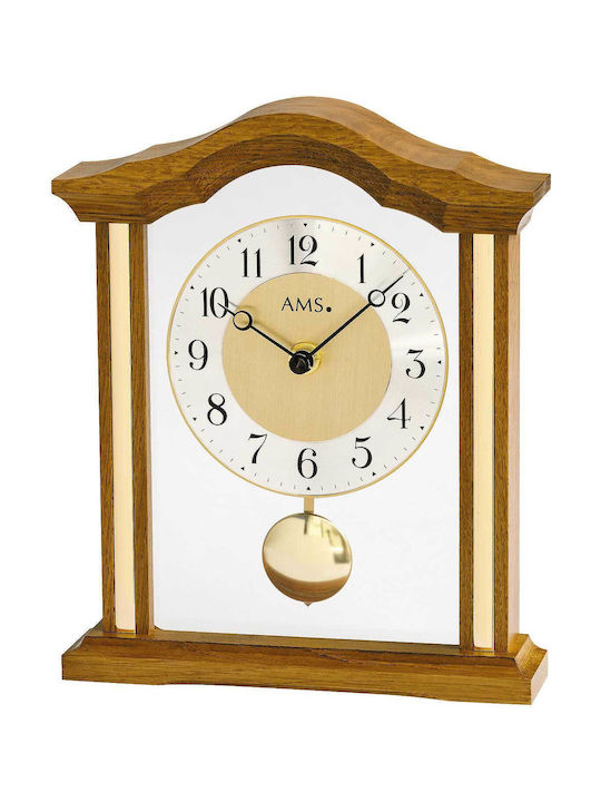 AMS Tabletop Clock Brown 1174/4