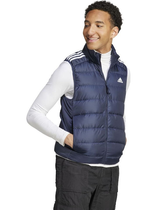 adidas Essentials 3-Stripes Light Down Спортно Мъжко Яке Синьо