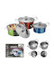 HOMie Pots Set of with Coating 3pcs