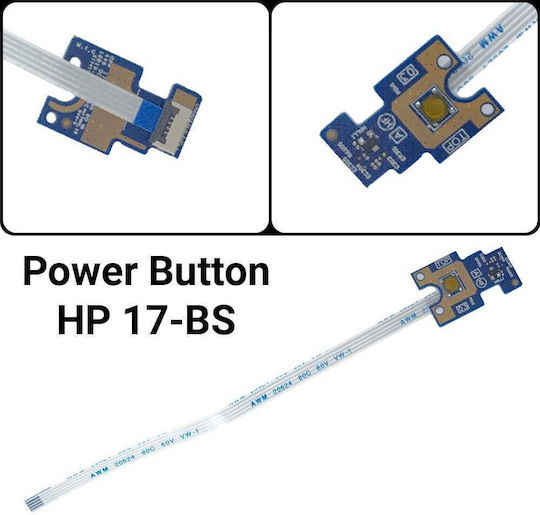 HP with Power Button Flex Cable for HP Laptop 17-BS