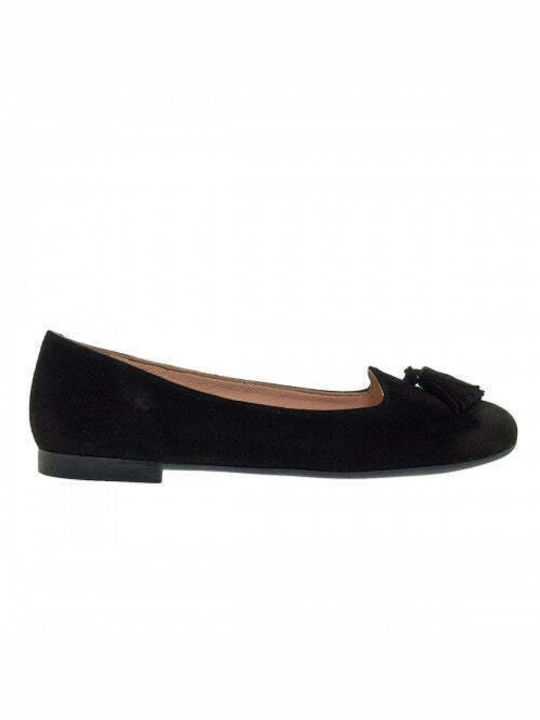 Mourtzi Catifea Ballerinas Negru