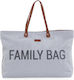Childhome Shoulder/Hand Diaper Bag Gray 55x30x40cm.