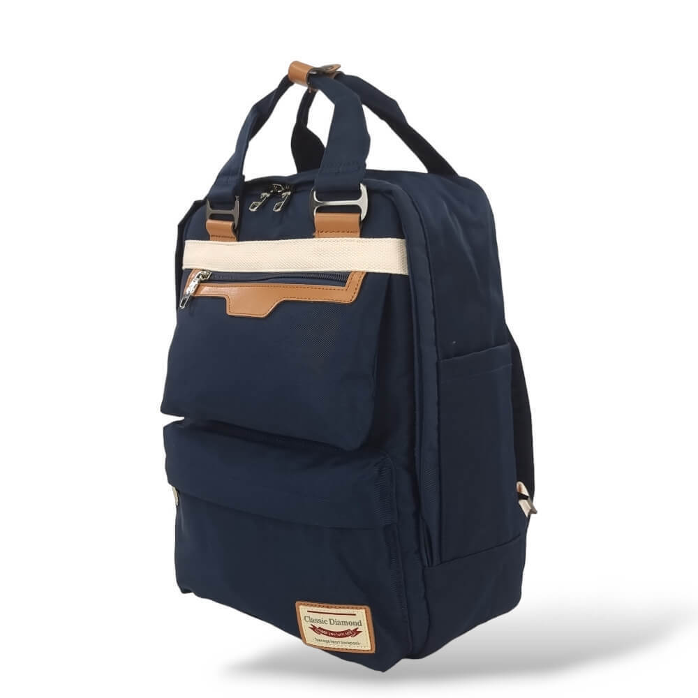Classic diamond shop backpack