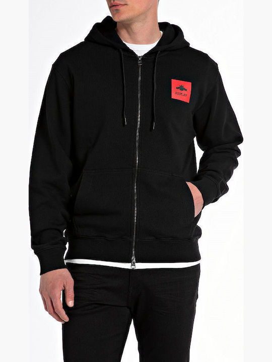 Sweatshirt with Hood Black
