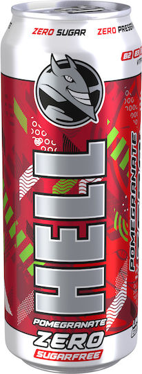 Hell Energy Drink με Ανθρακικό, Χωρίς Ζάχαρη σε Κουτί 500ml
