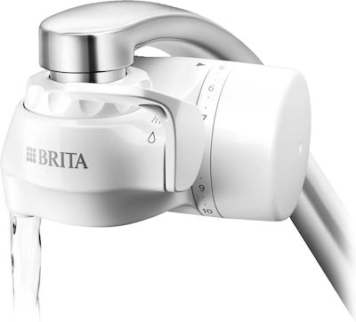 Brita On Tap V White Activated Carbon Faucet Mount Water Filter